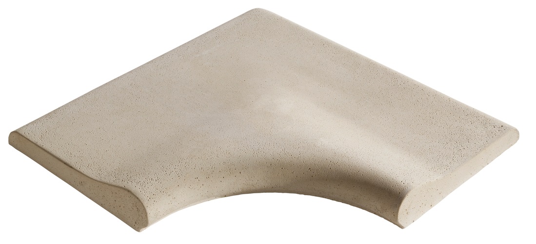 Камінь 32 кут внутрішній 90 R15, Rustique bullee, тон Pierre