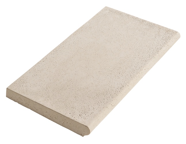 Камінь 33 бортовий плоский 50х33, Rustique bullee, тон Pierre