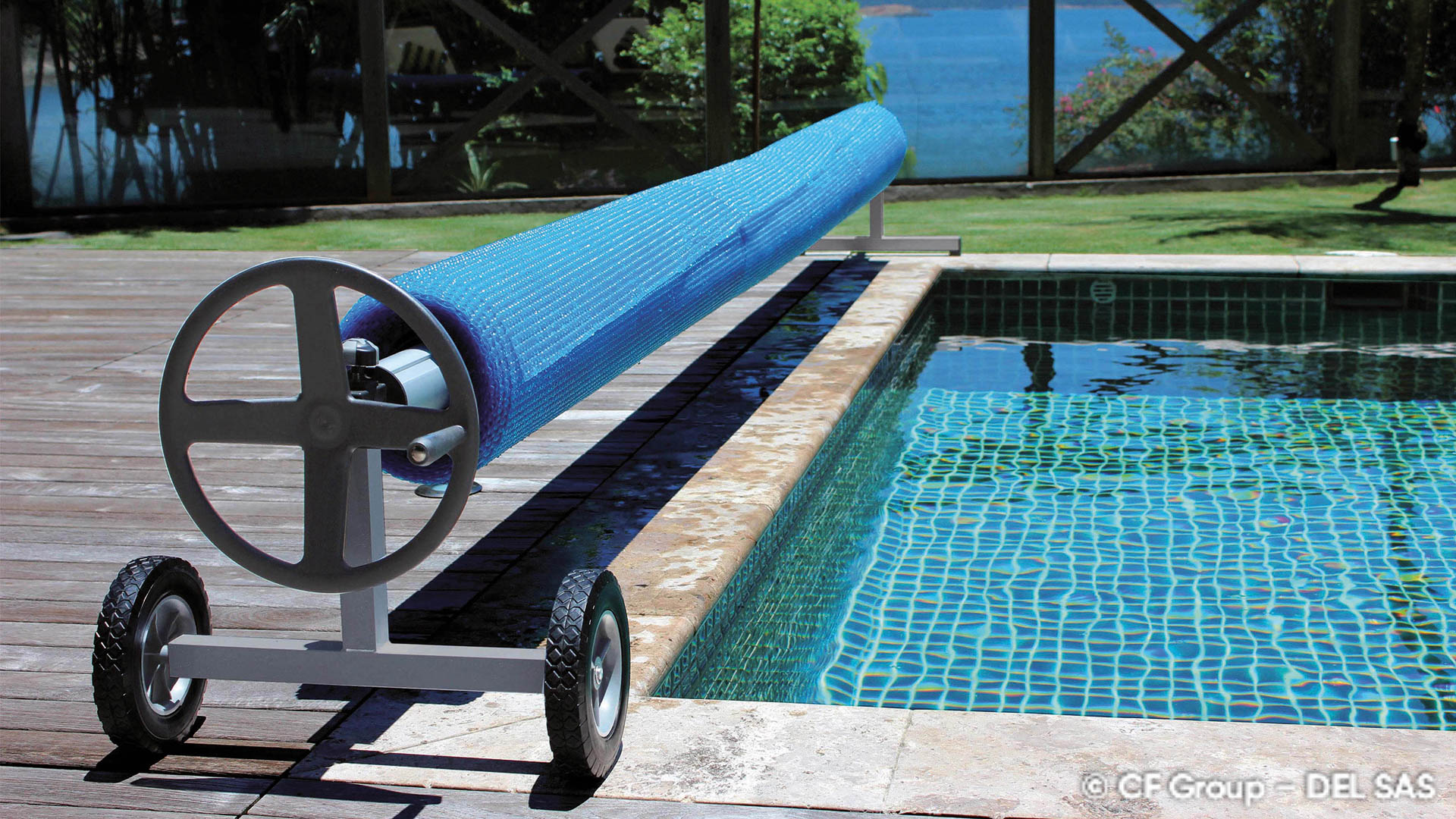 Скатуючий пристрій T-BASIC max 5х9м, для теплозберігаючого покриття 