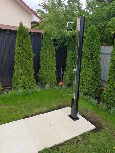 Піддон для душа "4 секції" 50х50х3-1.7см, Rustique bulle, тон Pierre