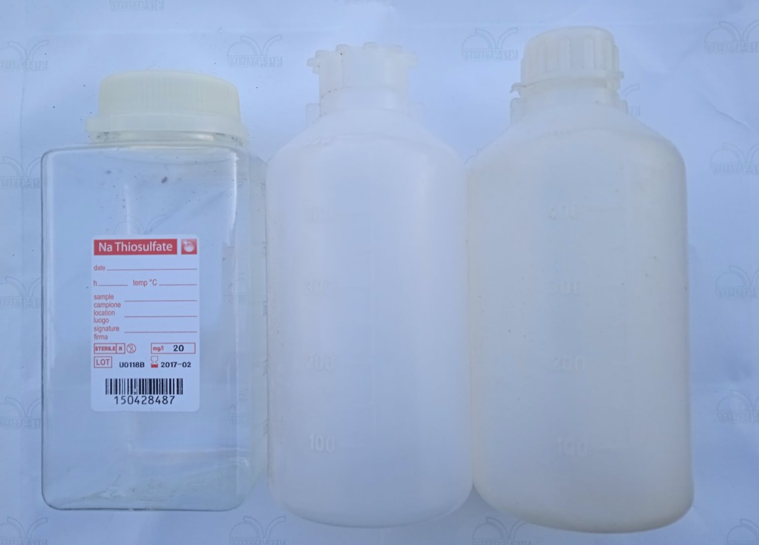 Пляшка для відбору аналізів води 0.5л, Італія