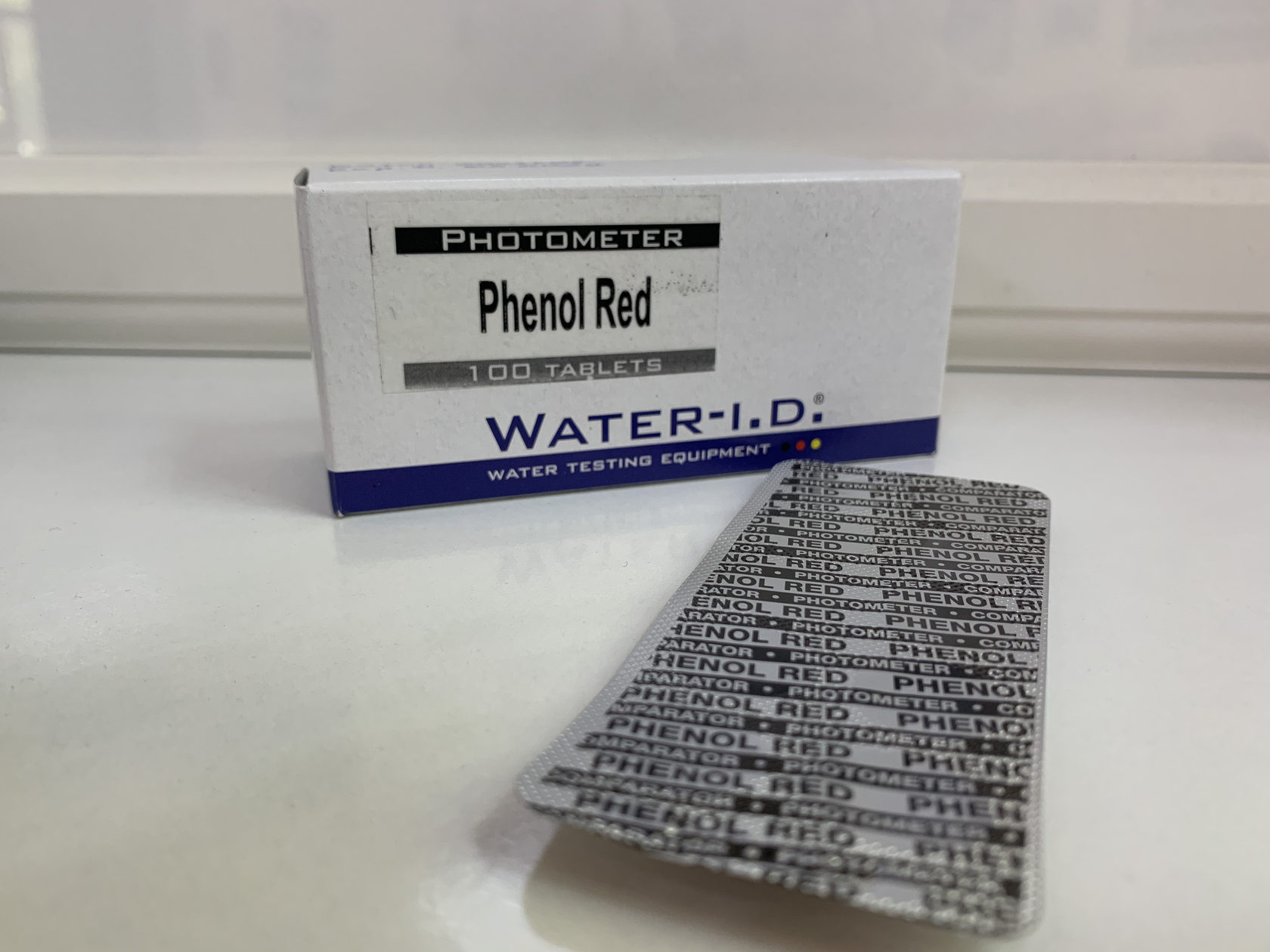 Таблетки Phenol Red  для фотометра, WaterID до 2026р