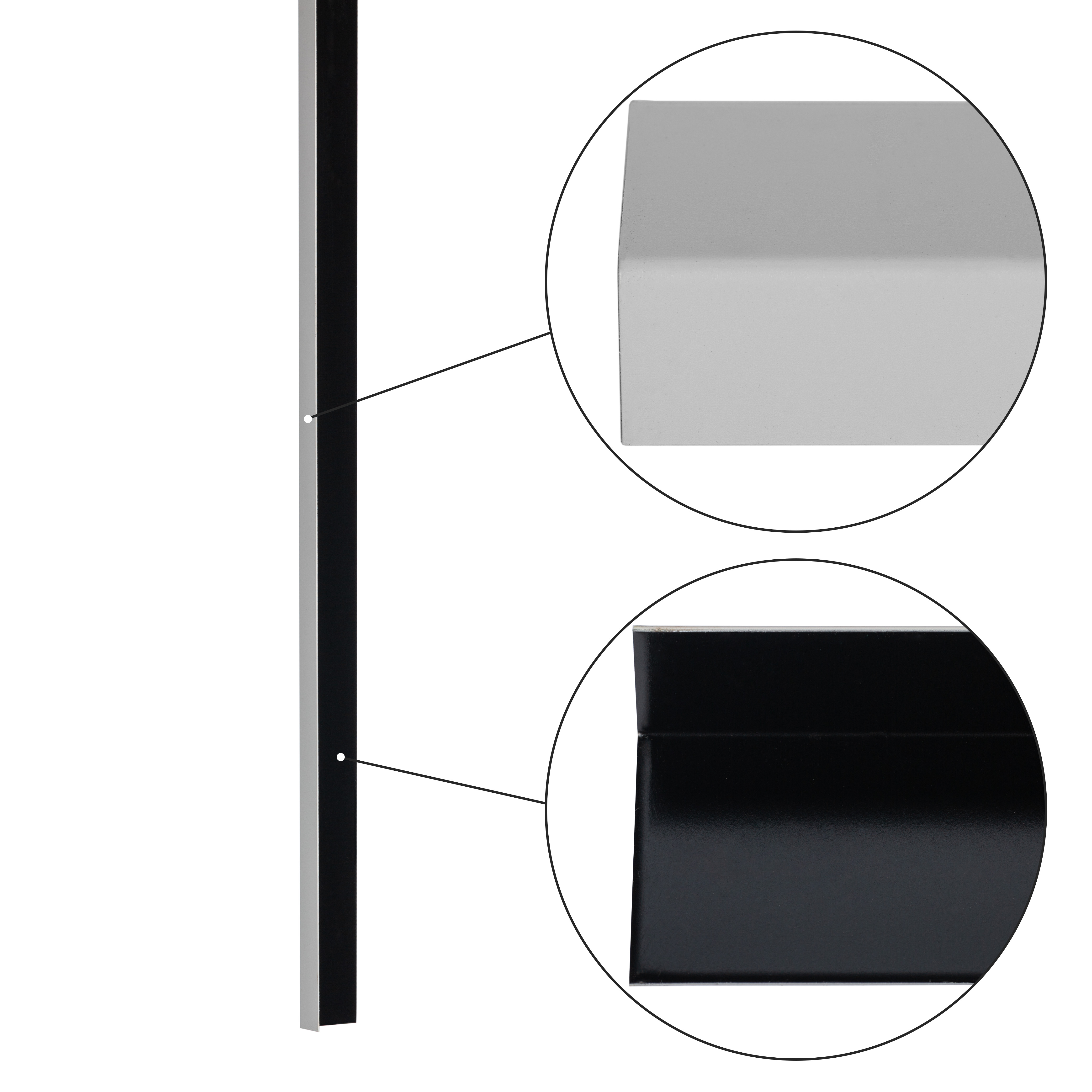 Кут монтажний 5х3 см зовнішній, м.п., метал/ПВХ