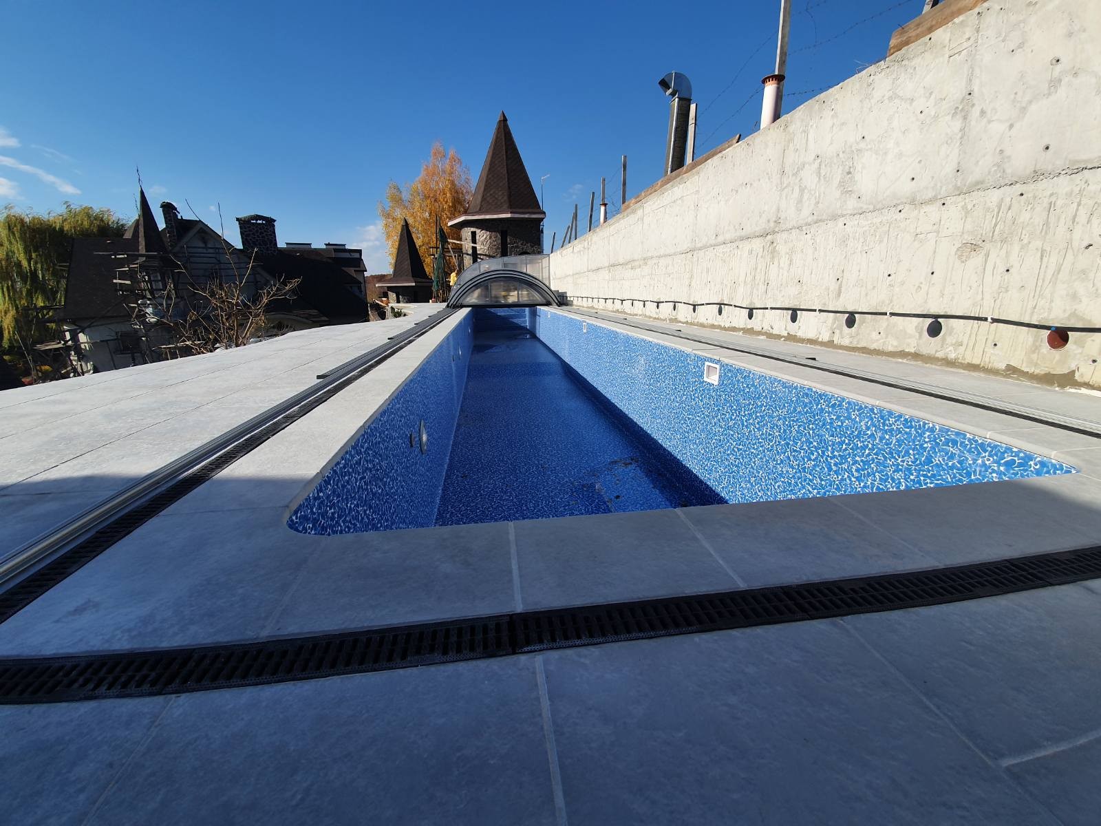 Камінь 33 кут внутрішній Luna (Луна) 48х33х3 см, тон Blanc