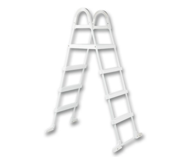 Сходи оцинковані лаковані на 3 сходинки з майданчиком для басейнів до 1,2м висотою, Mounfield