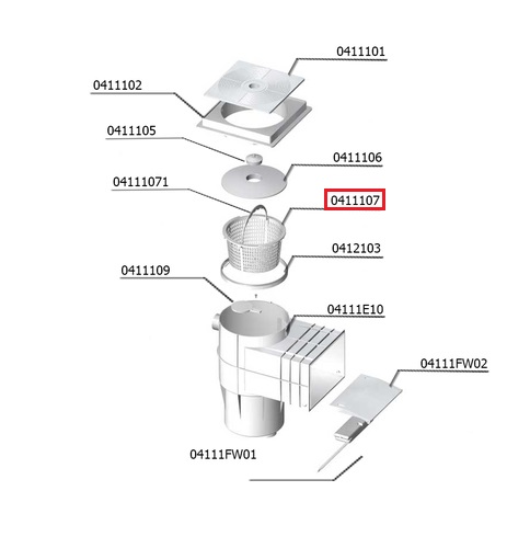 Корзина скіммера