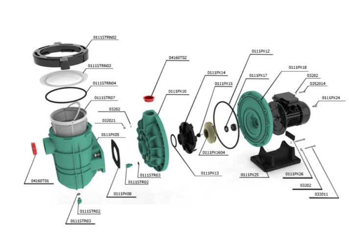 Прокладка крильчатки насосів PG