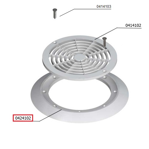 Фланець для донного зливу під лайнер