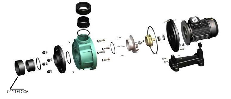 Гайка для підключення насосу FLOODER JET, 4" внутр