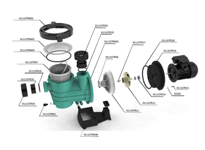 Гайка для підключення насосу STREAMER 2010, 2" внутр