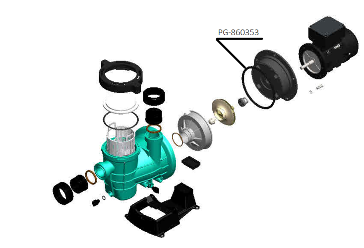 Ущільнююче кільце переходу на електродвигун STREAMER MINI