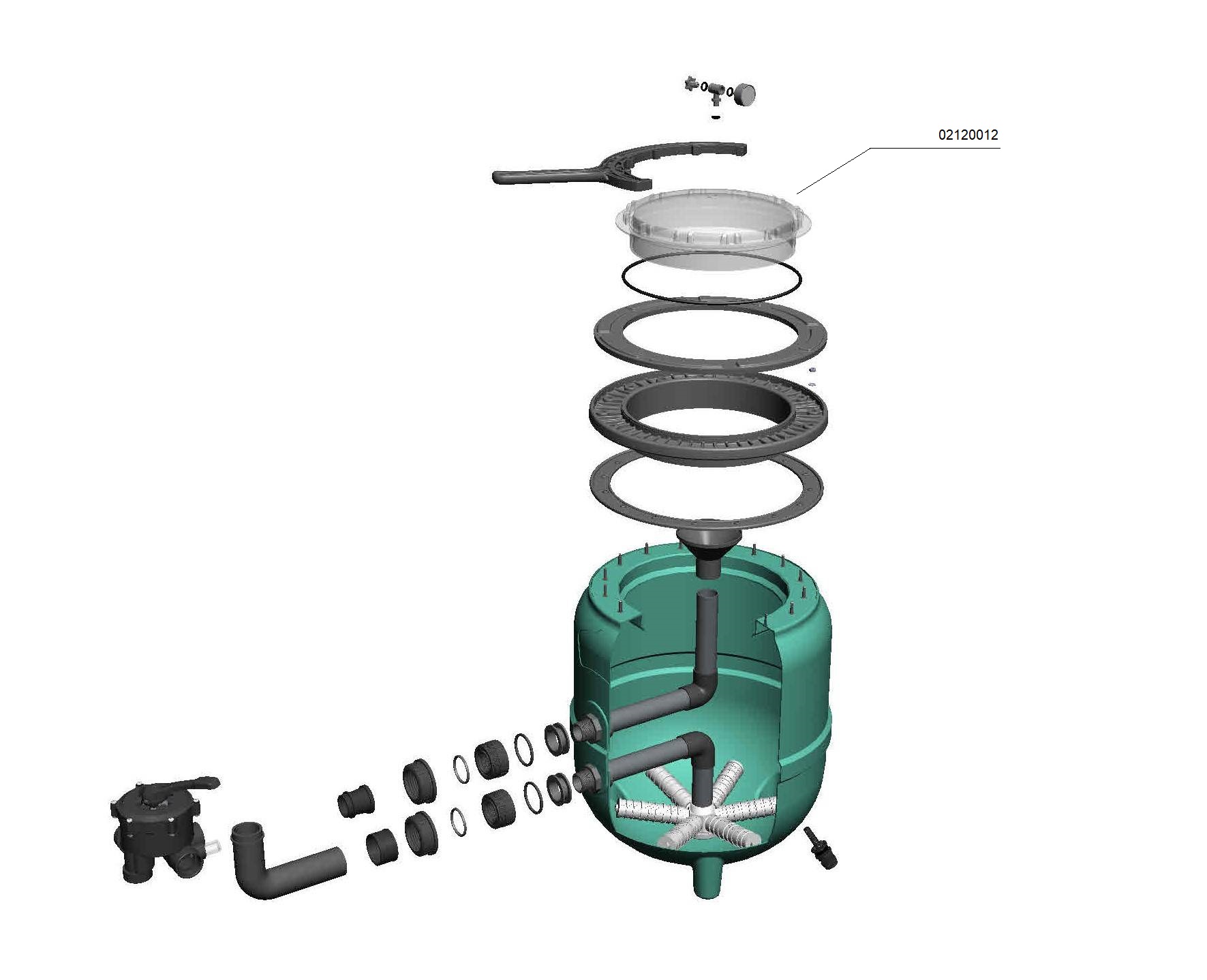 Прозора кришка фільтра FILTRONE LLT