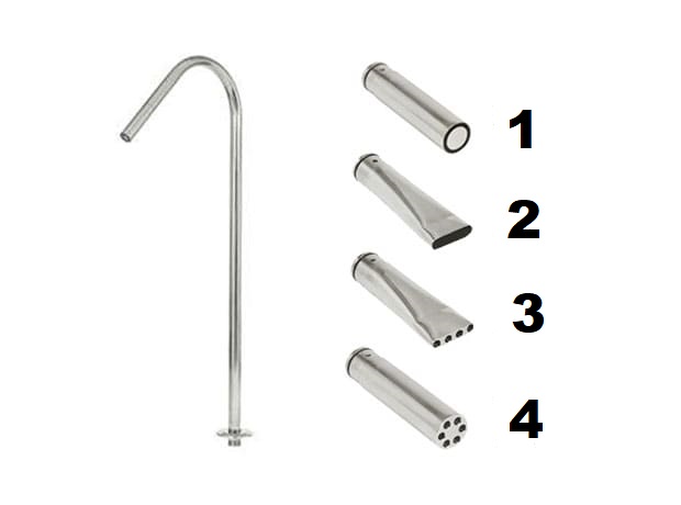 Водоспад "Гармата", корпус d50мм, змінна насадка (в комплект не входить)