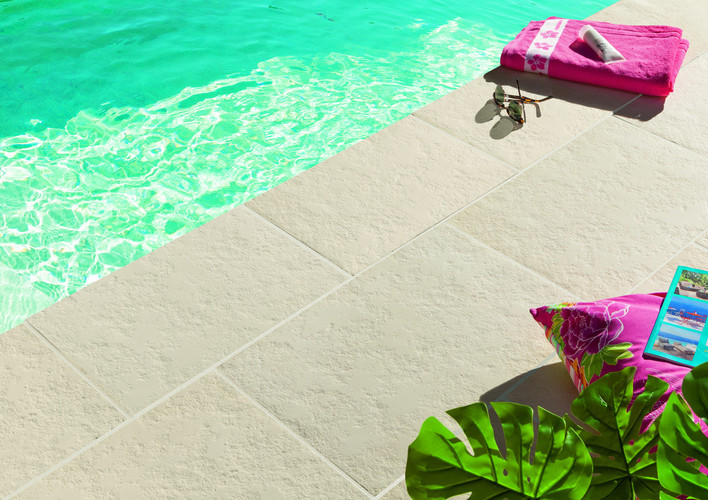 Камінь 40х60х2,5см терасний, Luna, тон Sable