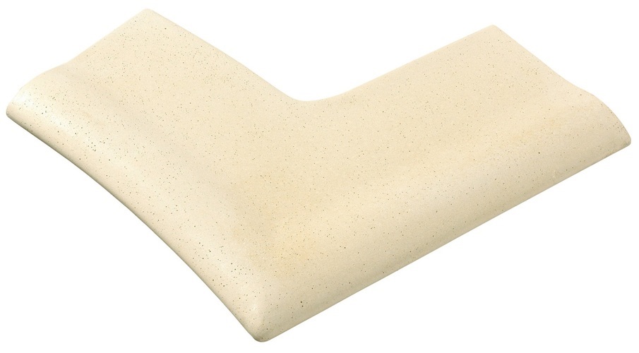 Уцінка камінь 32 кут для сходів правий R150, Rustique bullee, тон Pierre