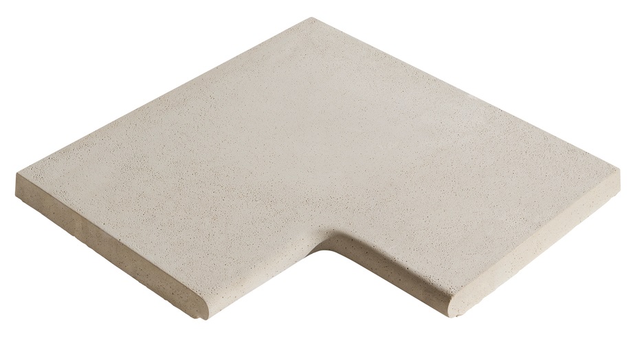 Уцінка камінь 33 кут внутрішній 90 гострий, Rustique bullee, тон Pierre 