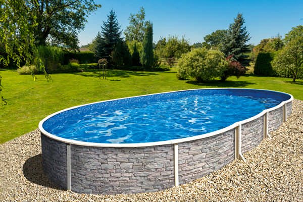 Басейн каркасний 5.5х3.7х1.2м без фільтру, AZURO 404 DL STONE, з отворами