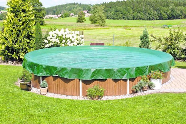 Універсальне захисне накриття діаметром 4.6 м, для каркасного басейну