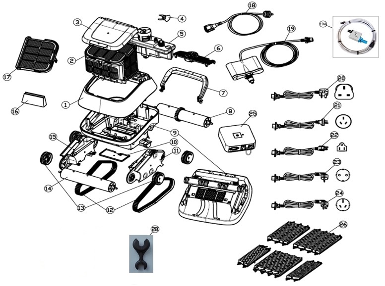 Монтажний ключ для роботу AZURO Warrior