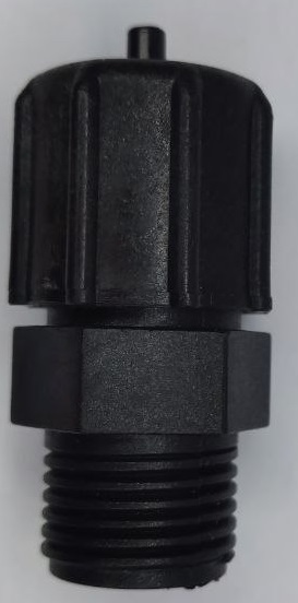 Клапан вприску (різьба 3/4" для трубки 6х4) для станцій дозування 