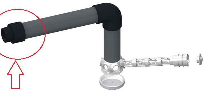 Муфта з зовн. різьбою для підключення дистриб'ютору для фільтру PG “FILTRONE LLT”