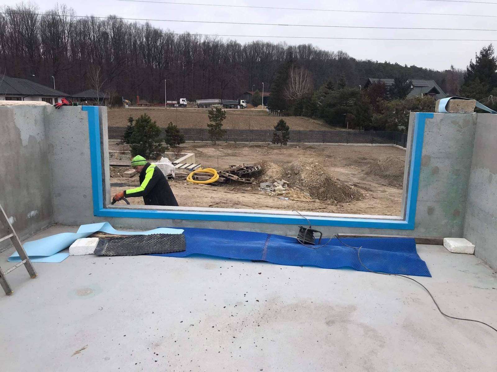 Акрилова панель з видимою частиною 550х145см