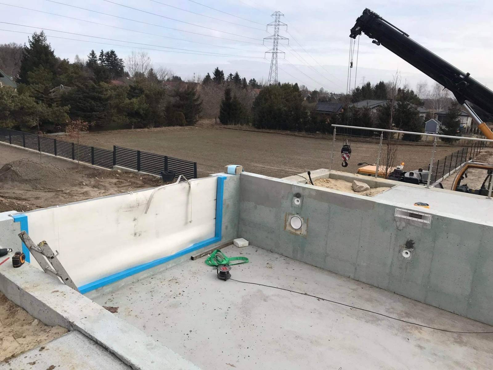 Акрилова панель з видимою частиною 550х100см