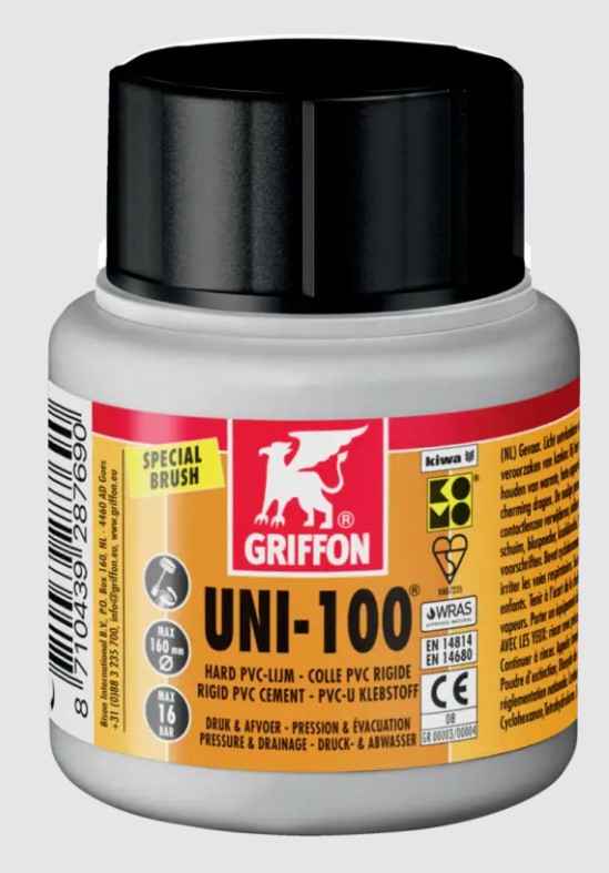 Клей GRIFFON для ПВХ 0.125л