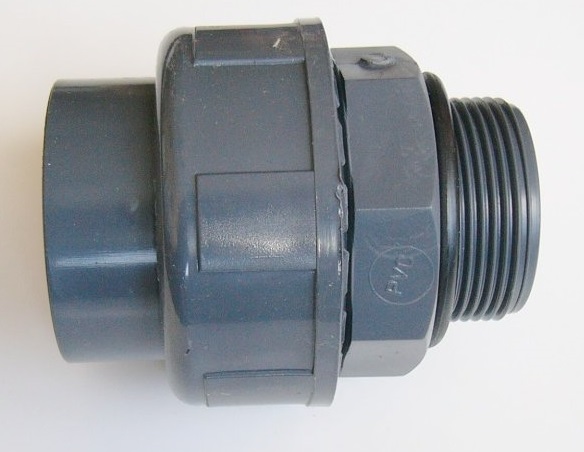 Муфта роз'ємна з О-колом 50 х1 1/2" зовнішня., PN16