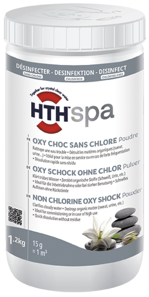Безхлорний шок hth для SPA 1,2кг, в порошку(Франція) CHOC SANS CHLORE