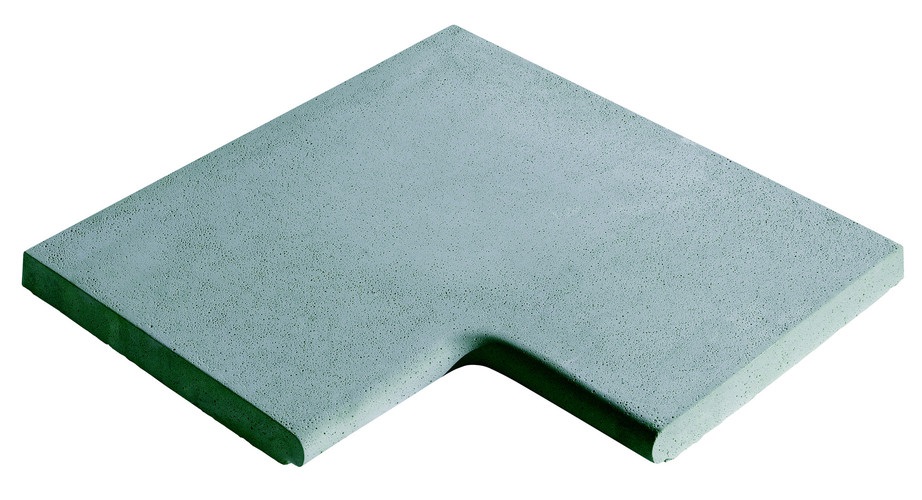 Камінь 33 кут внутрішній 90 гострий, Rustique bullee, тон Gris