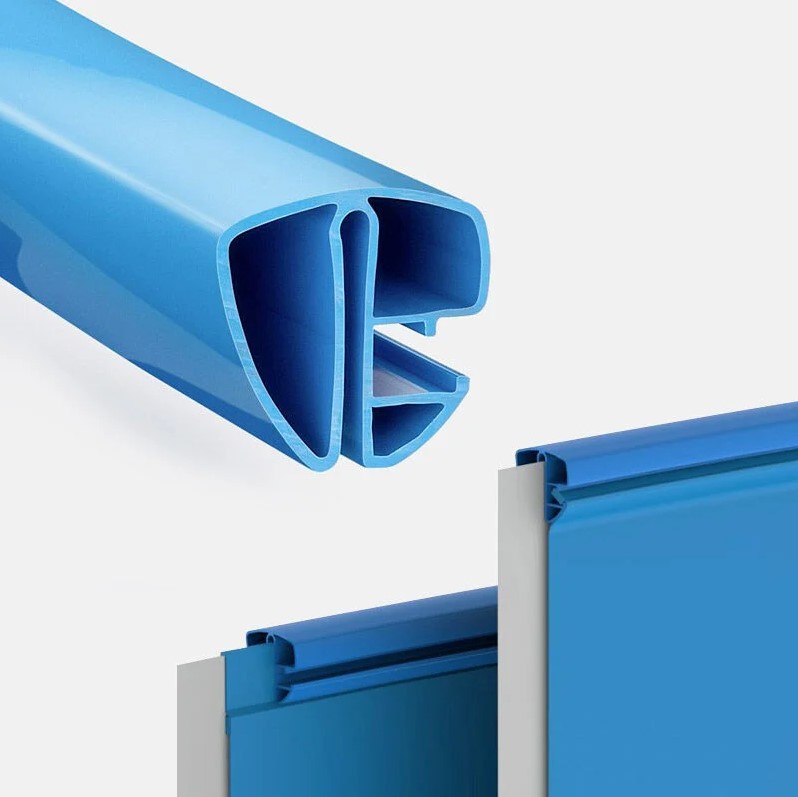 Пластиковий бортик для каркасного басейну 8х4.16х1.5м