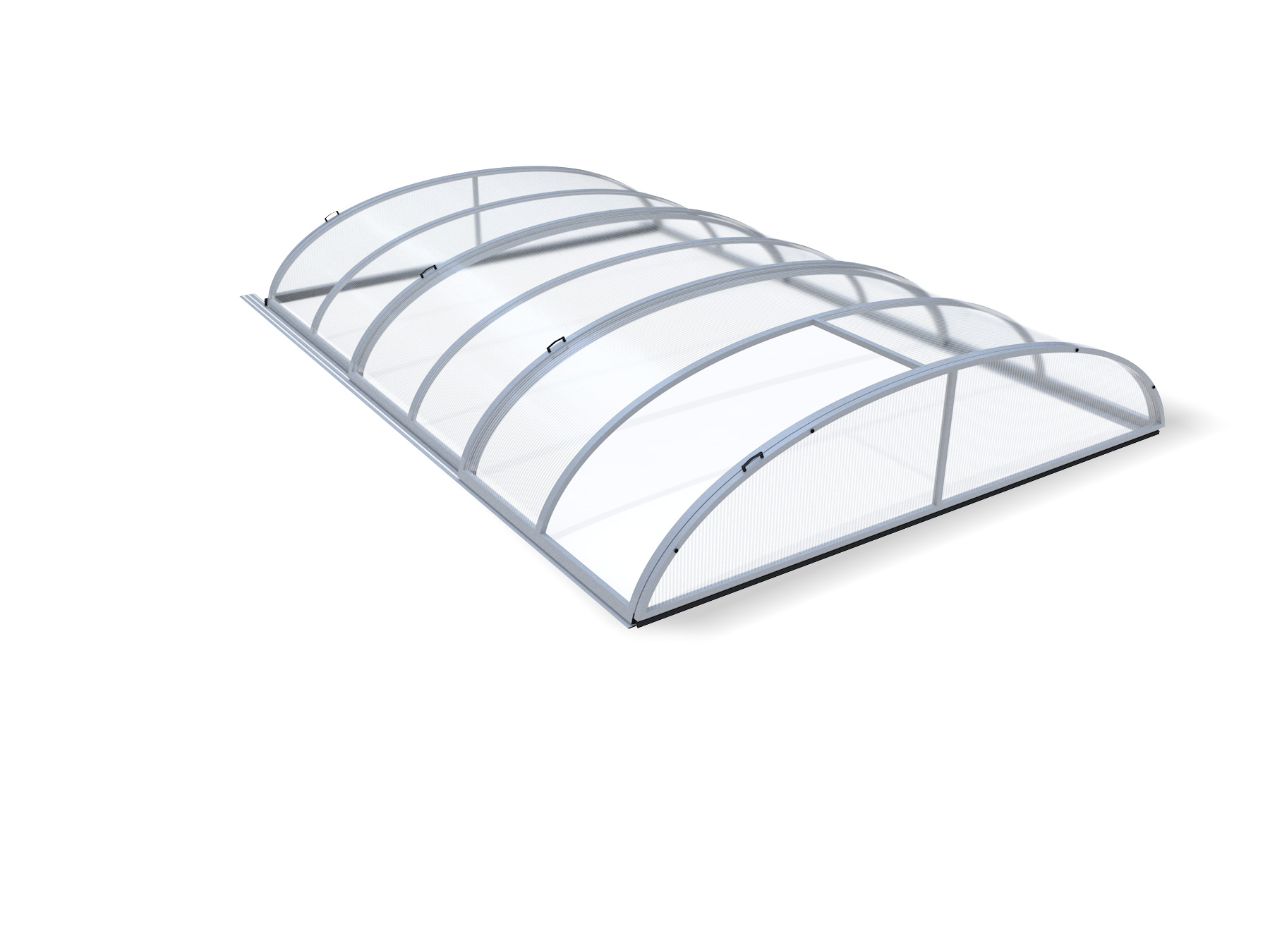 Павільйон Compact з сотовим полікарбонатом розміром 3.30х6.42х0.76м