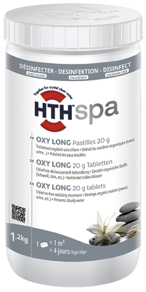 Безхлорні таблетки hth для SPA 1,2кг, 20 г.(Франція) OXY LONG